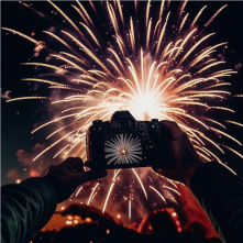 Как снимать салют на зеркальный фотоаппарат